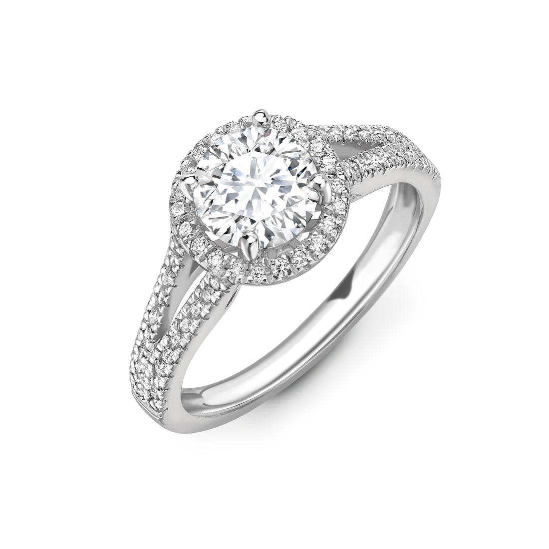 Split Shank Radiance Round Brilliant Ring - Diamonds Are For Everyone