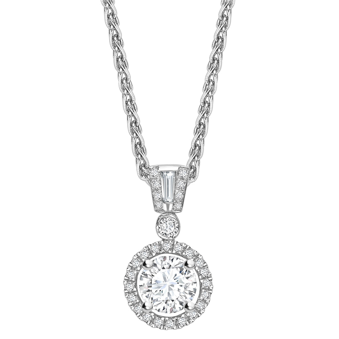 Moissanite Pendant Necklaces