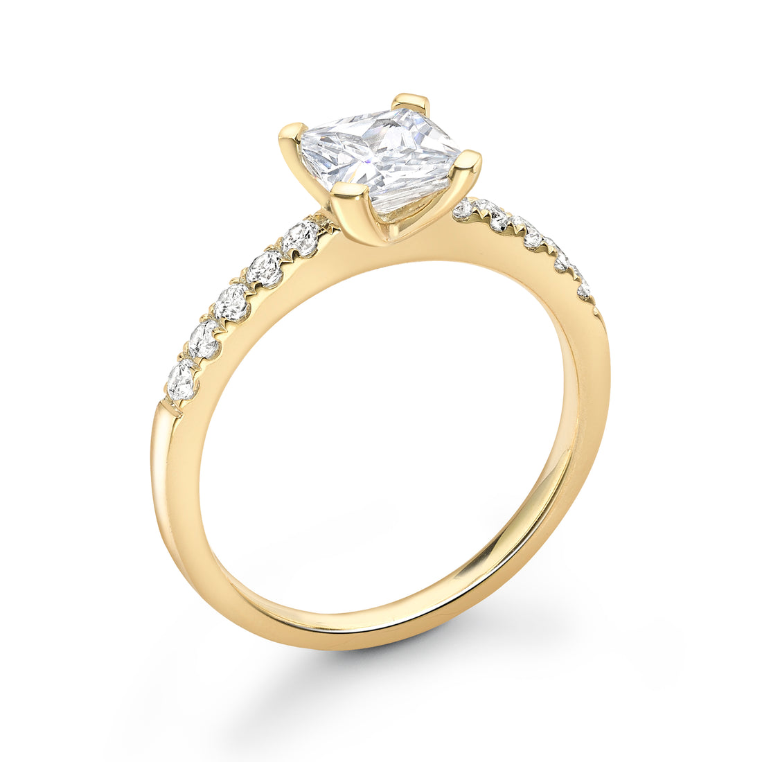 Brilliance Cushion Cut Diamond Ring - Diamonds Are For Everyone