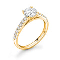 4 Claw Round Brilliant Diamond ring