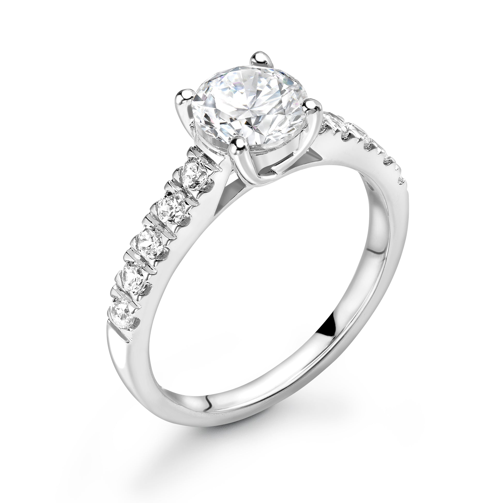 Elegance Round Cut Diamond Ring - Diamonds Are For Everyone