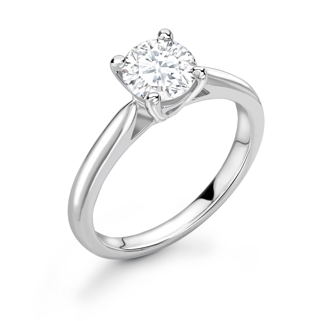 Round Brilliant 4 Claw Diamond ring - Diamonds Are For Everyone