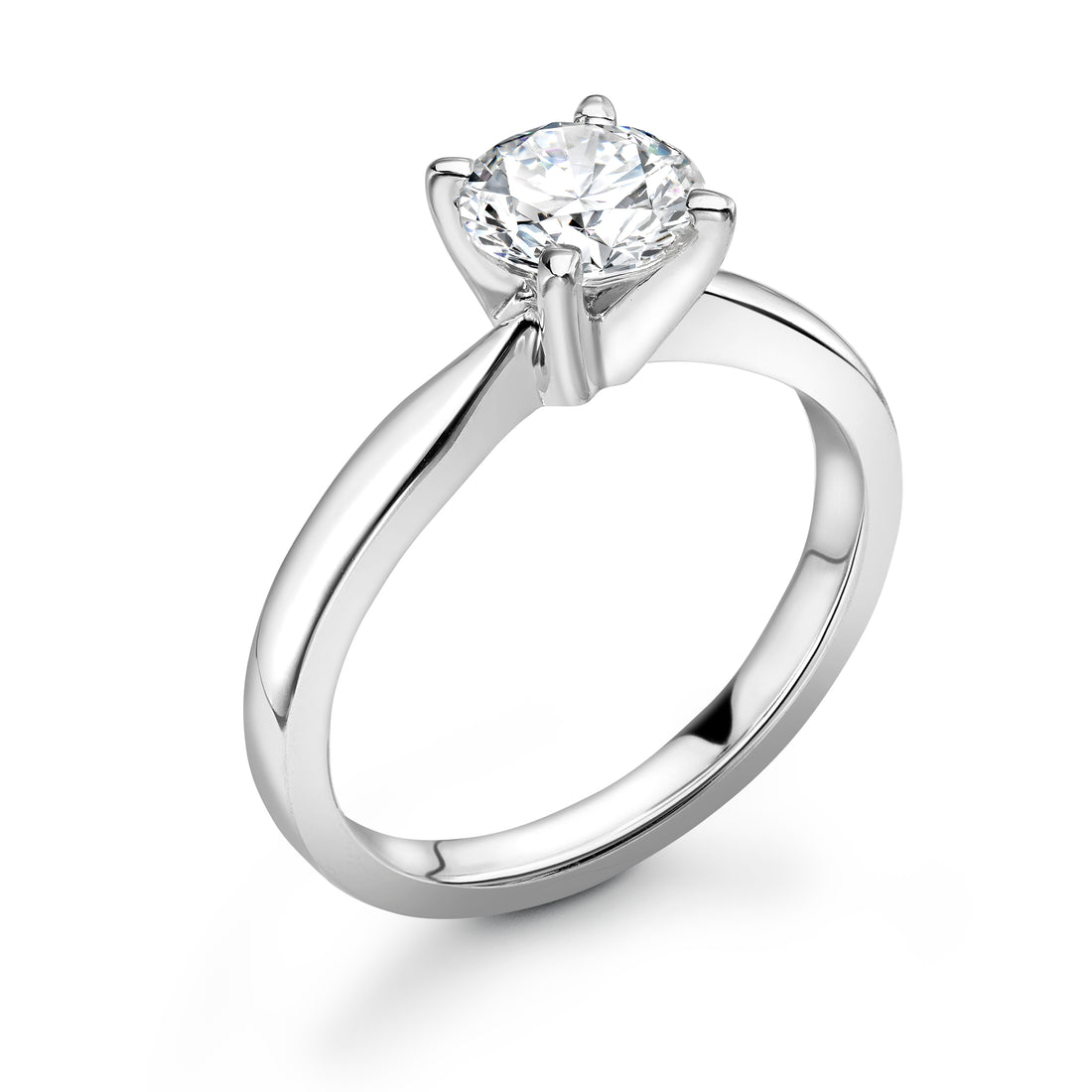 Round Brilliant Elegance With 4 Prong - Diamonds Are For Everyone