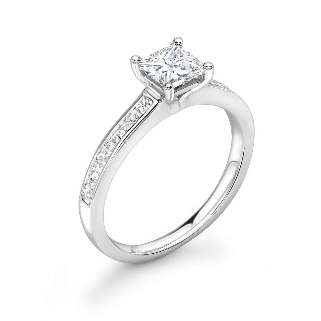 4 Prong Princess Cut Diamond Ring - Diamonds Are For Everyone