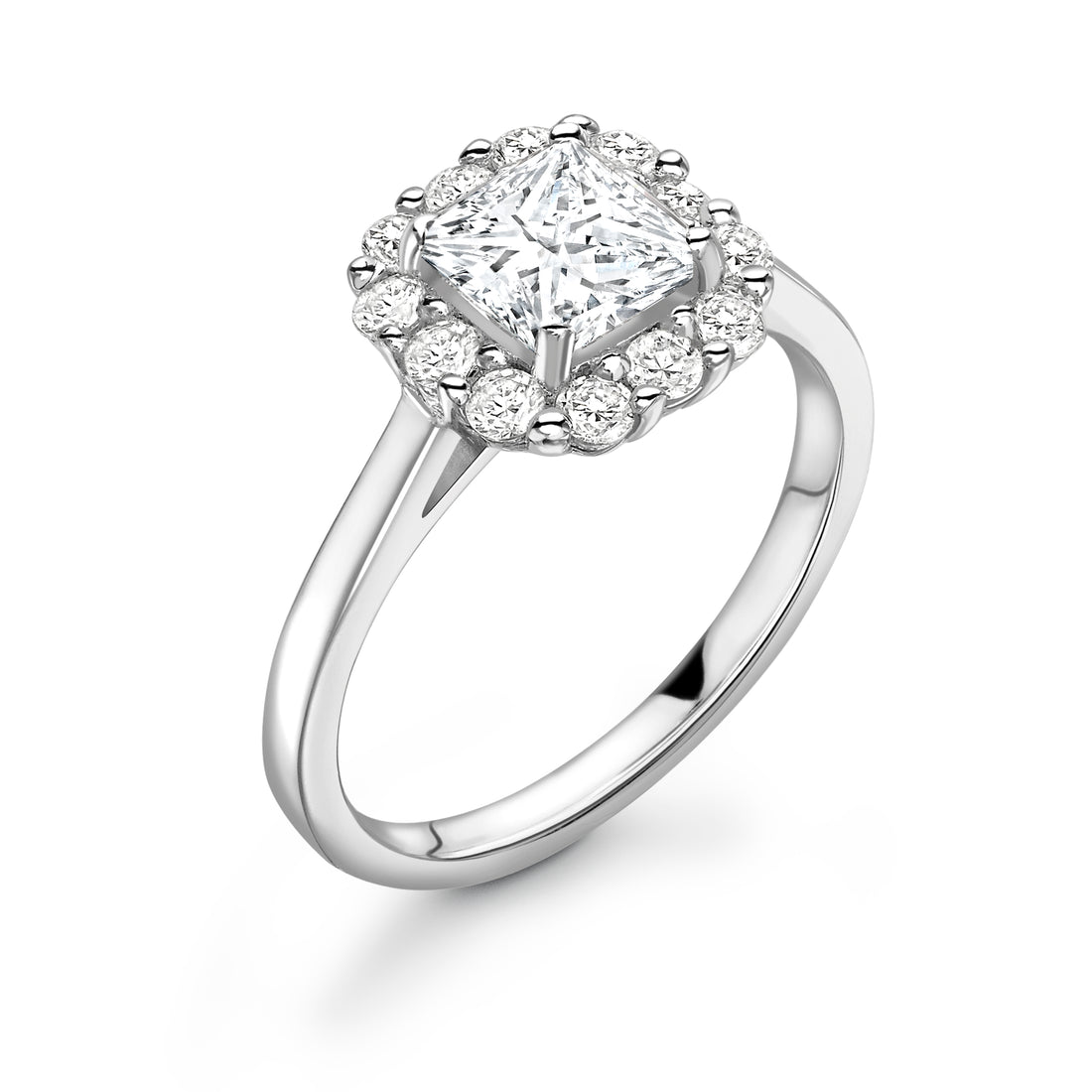 Asscher Cut Diamond Radiance Engagement Ring - Diamonds Are For Everyone