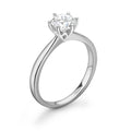 Brilliant Round 6 Prong Louts Engagement Ring - Diamonds Are For Everyone