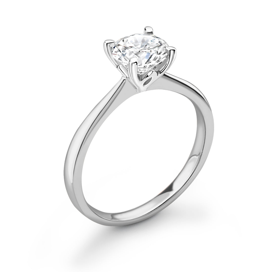 4 Prong Dual Tone Diamond Ring - Diamonds Are For Everyone