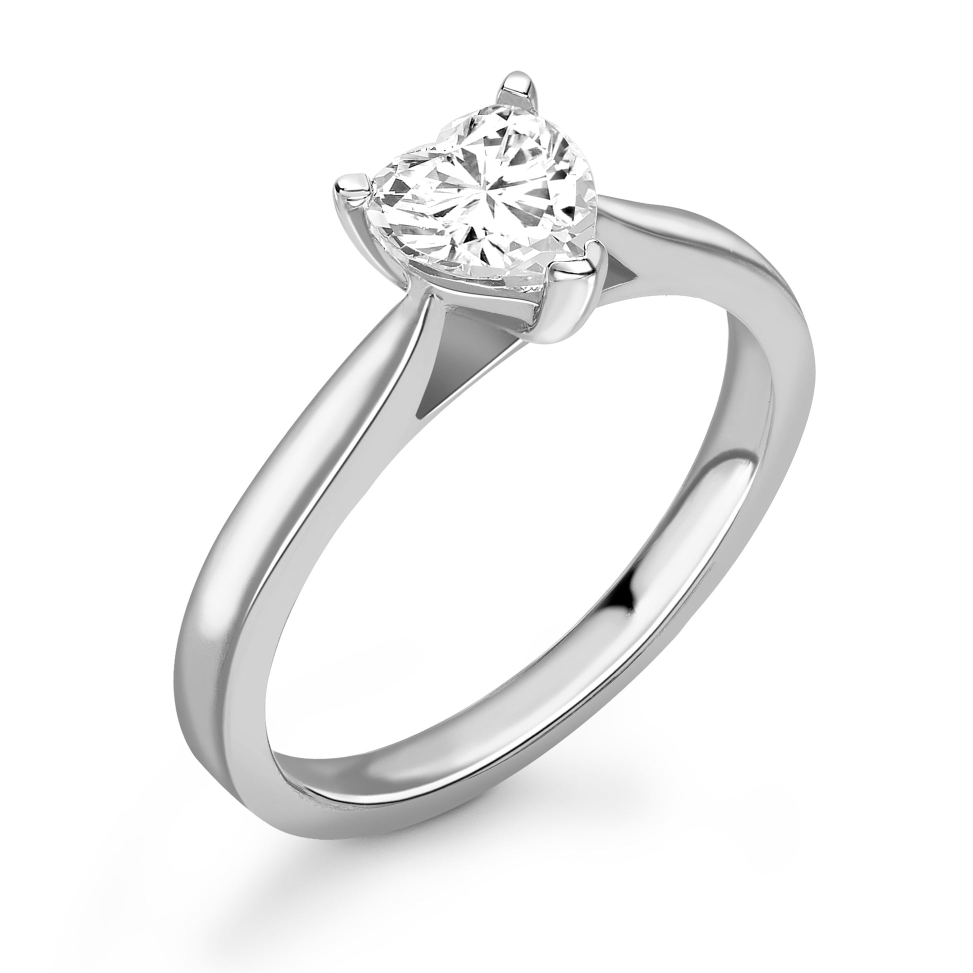 Heart Cut Elegance Diamond Ring - Diamonds Are For Everyone