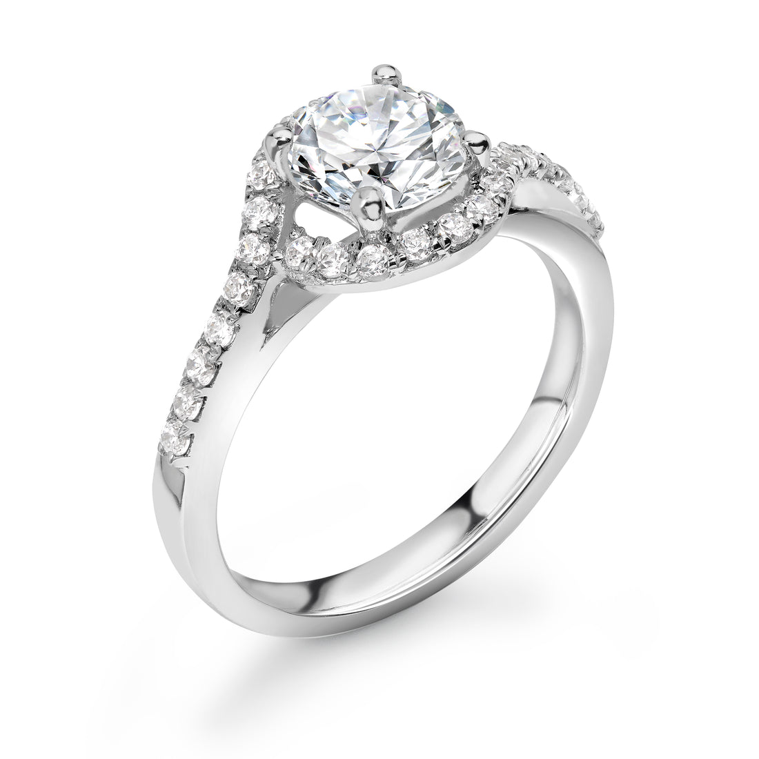 4 Claw Round Radiance Diamond Ring - Diamonds Are For Everyone