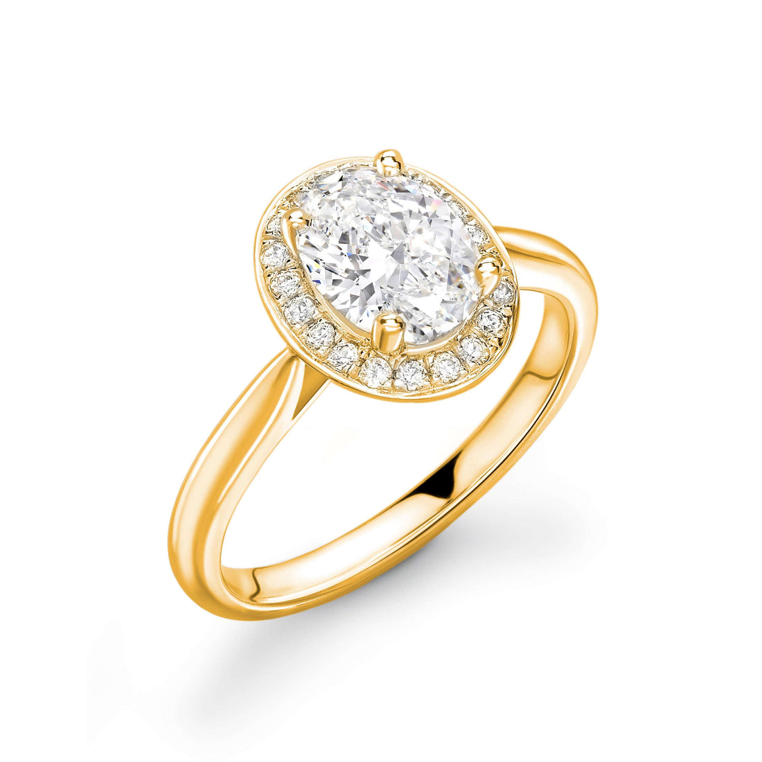 Oval Diamond Ring