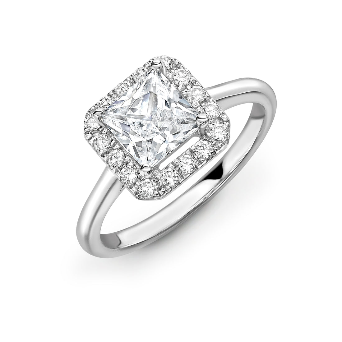 Princess Cut Radiance Engagement Ring - Diamonds Are For Everyone