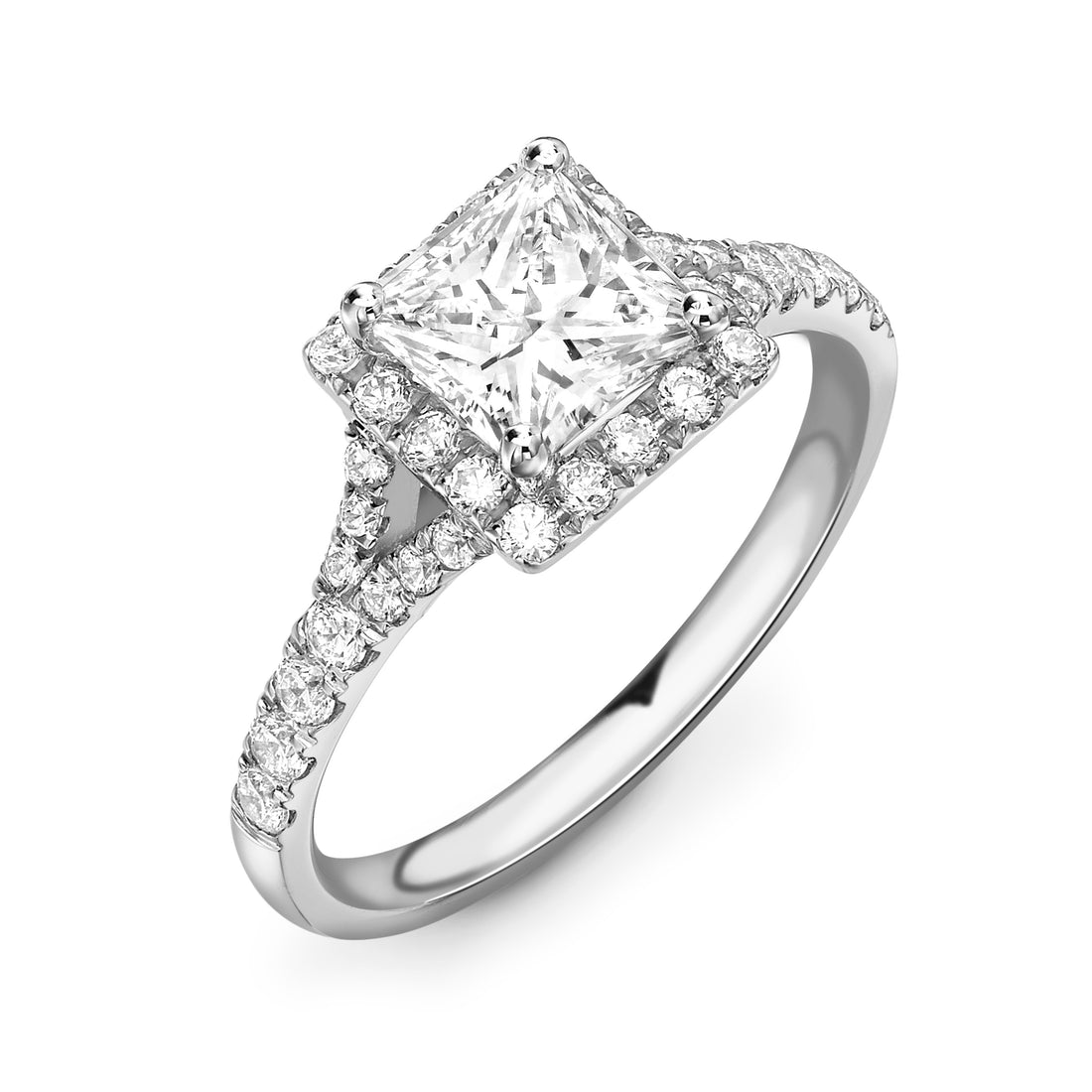 Radiance And Side Stone Natural Diamond Ring - Diamonds Are For Everyone