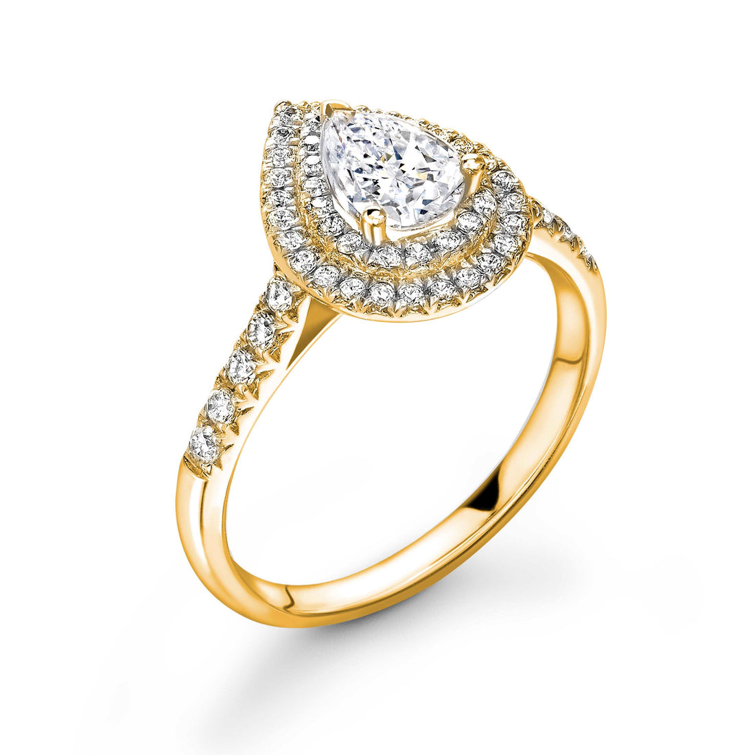 Pear Diamond Ring