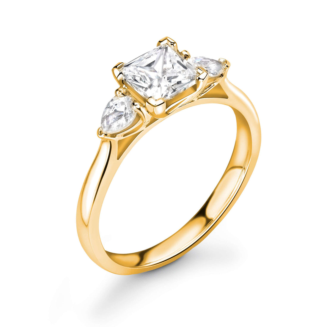 Trilogy Diamond Cushion Cut Ring - Diamonds Are For Everyone