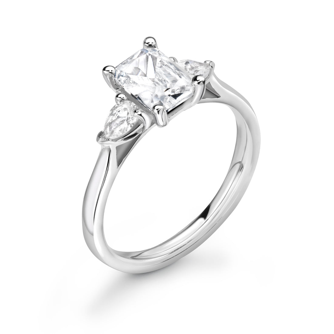 Long Cushion Classic Abundance Diamond Ring - Diamonds Are For Everyone