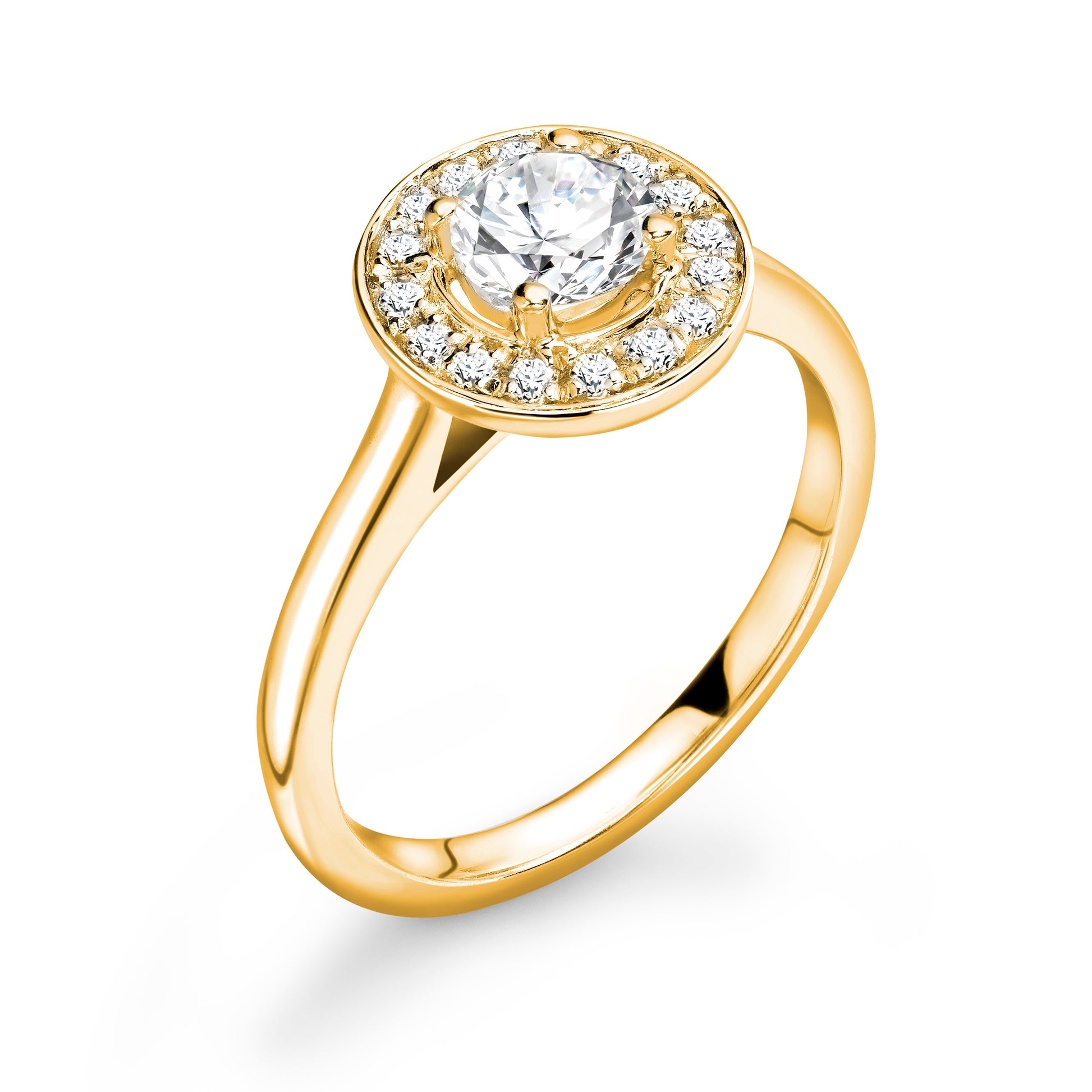 Round Brilliant Diamond Radiance Engagement Ring - Diamonds Are For Everyone