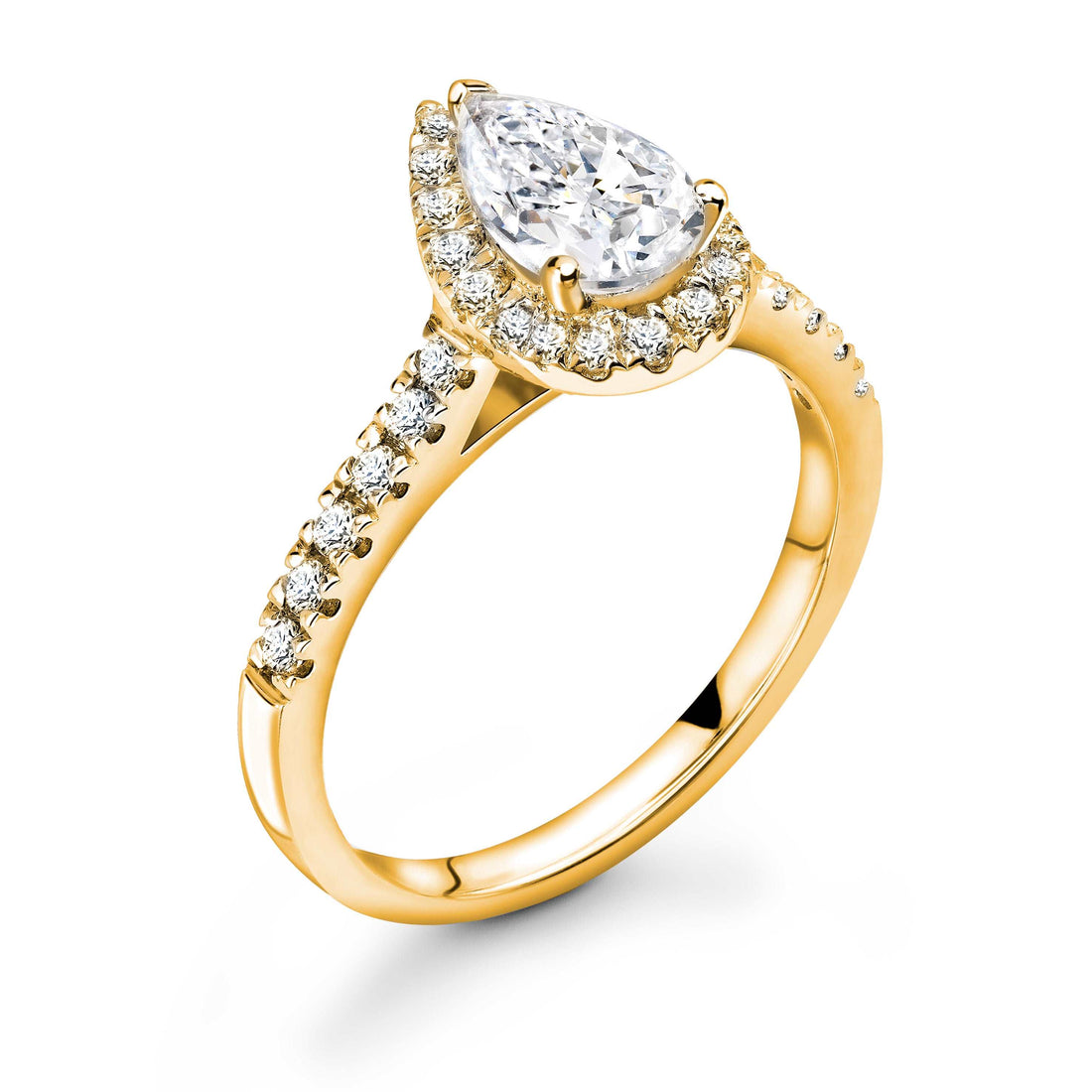 Pear Diamond Ring