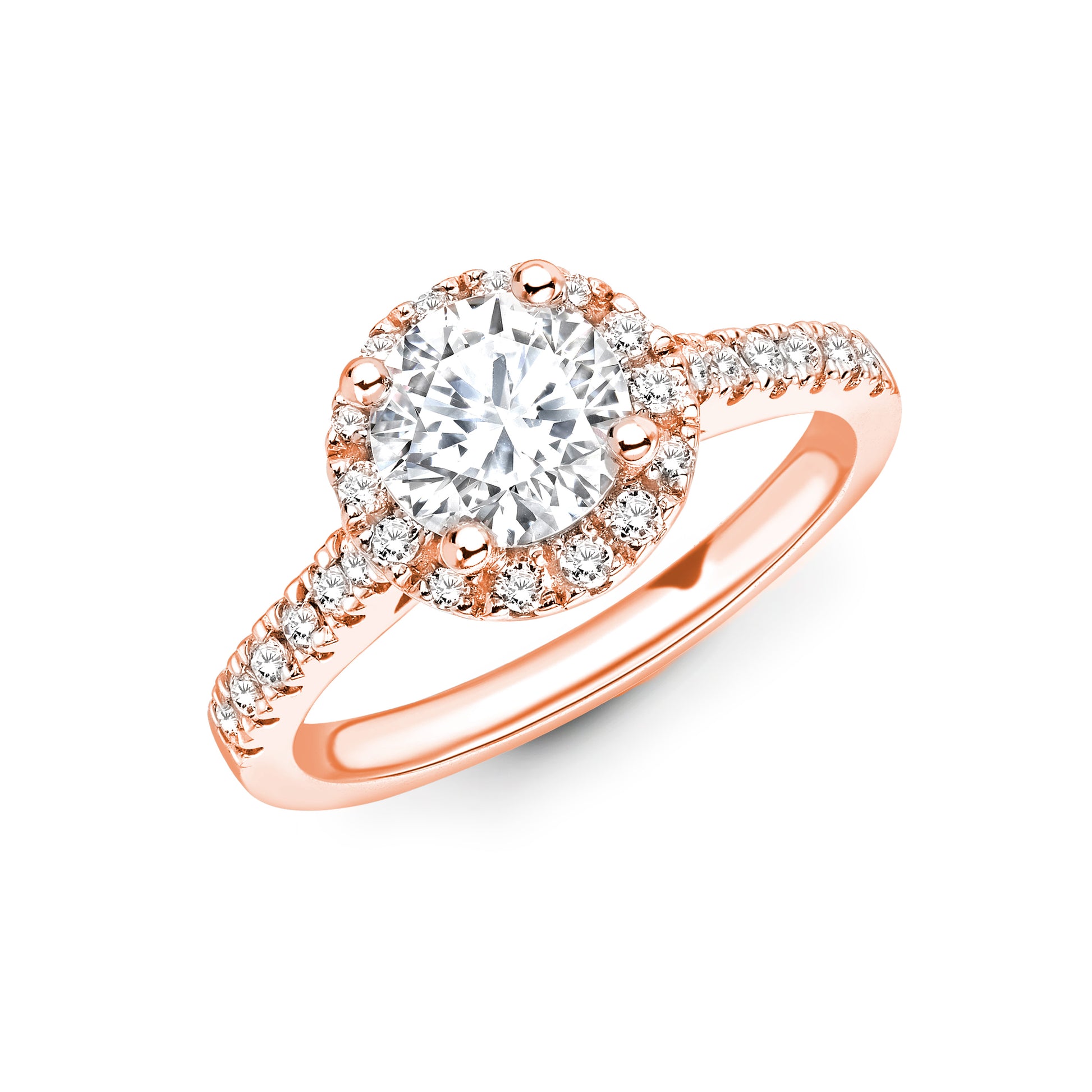 Radiance Round Brilliant Semi Mount Ring - Diamonds Are For Everyone