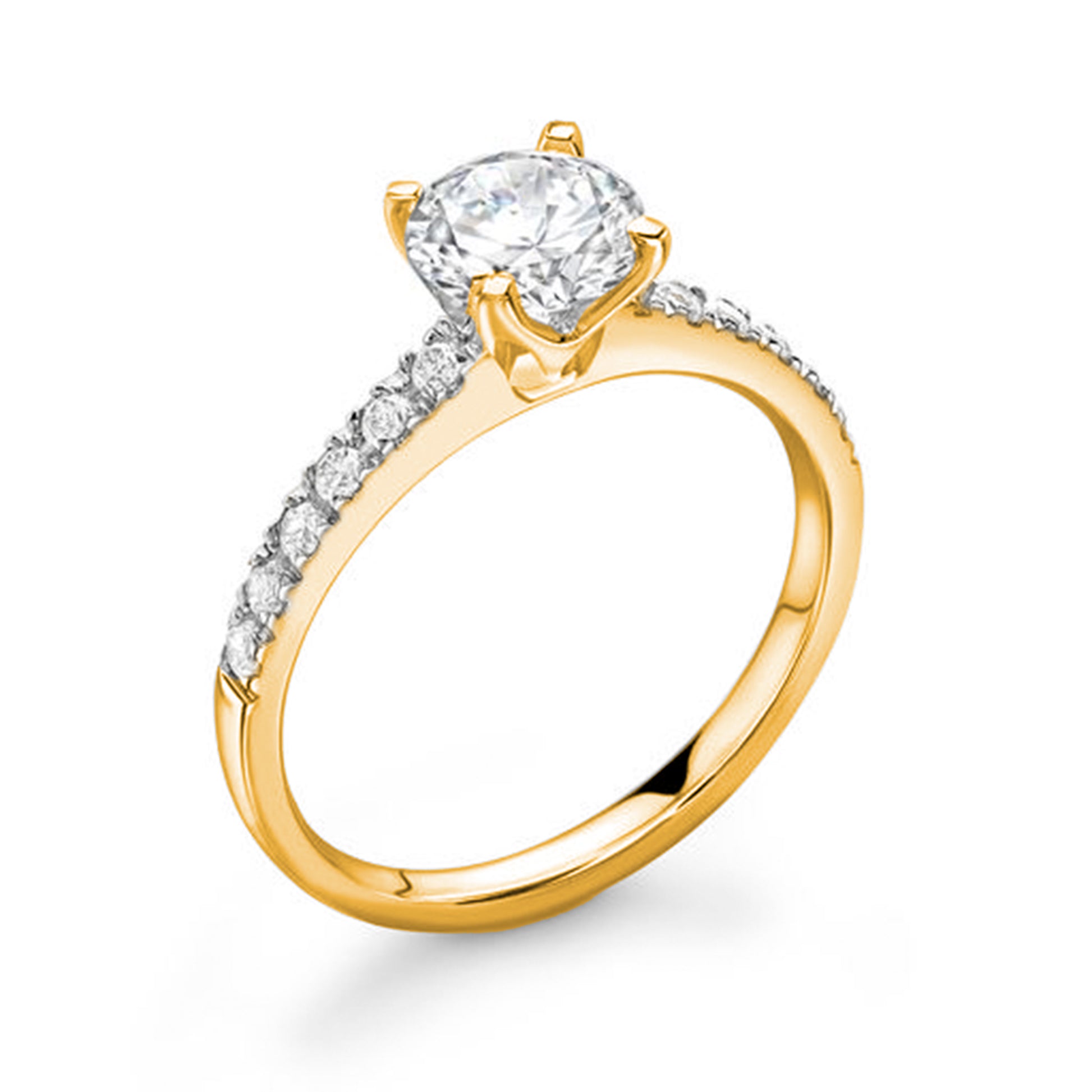 4 Prong Round Brilliant Engagement Ring - Diamonds Are For Everyone