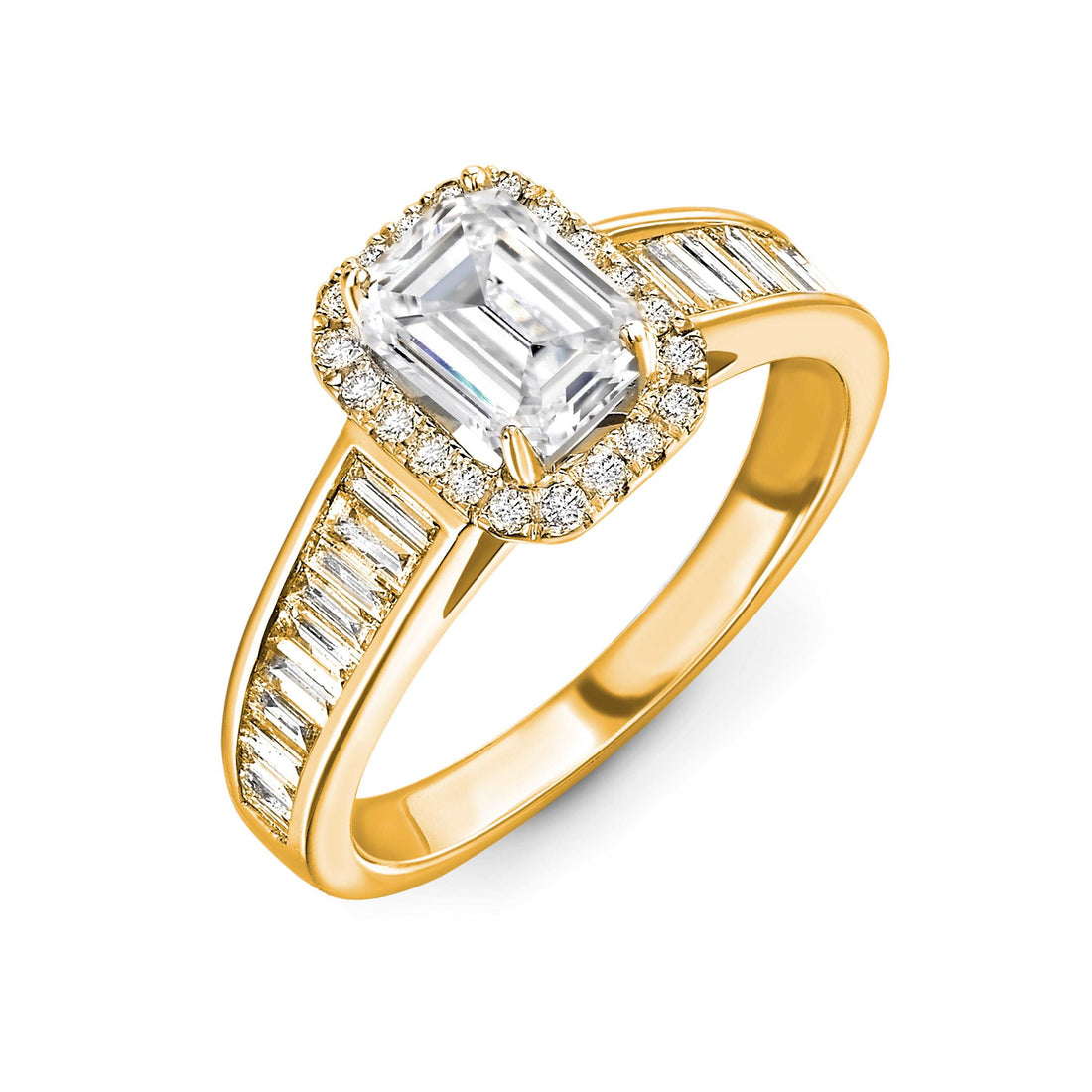 Brilliance Emerald Cut Diamond Ring - Diamonds Are For Everyone