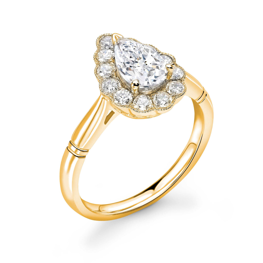 Pear Diamond Ring