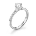 Elegance Single Stone Diamond Ring - Diamonds Are For Everyone