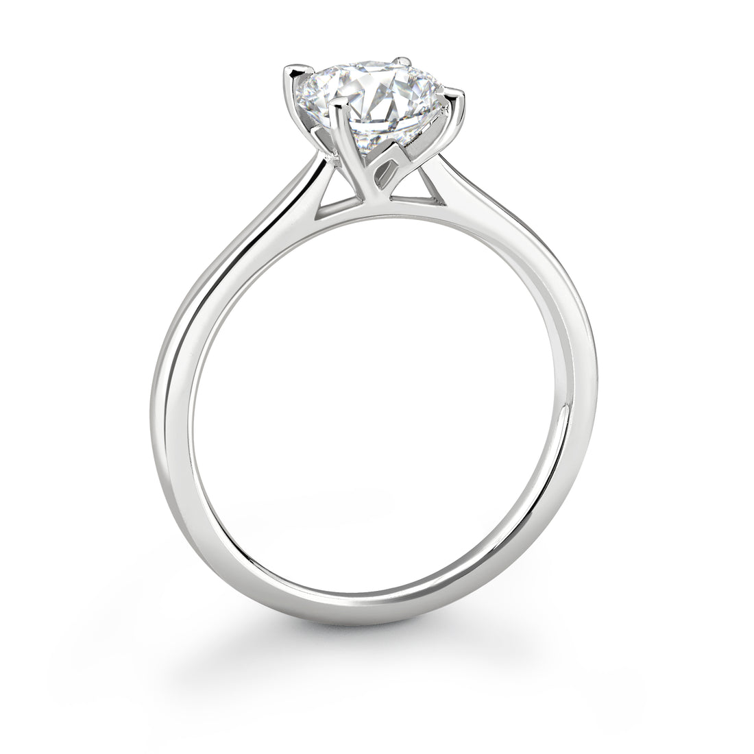 4 Prong Round Diamond Ring