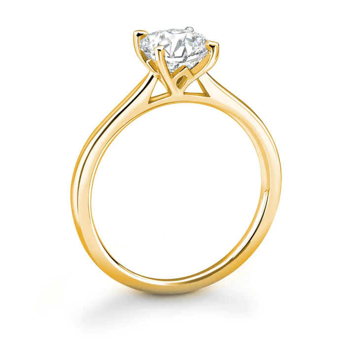 4 Prong Round Diamond Ring