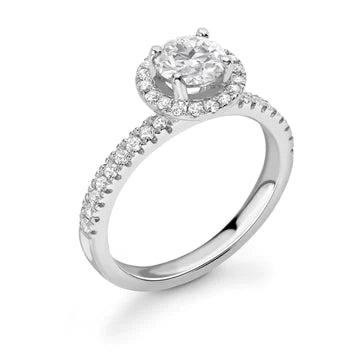 Round Brilliant Radiance Cluster Ring - Diamonds Are For Everyone