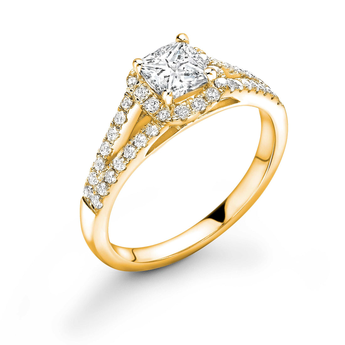 Cushion Cut Diamond Ring