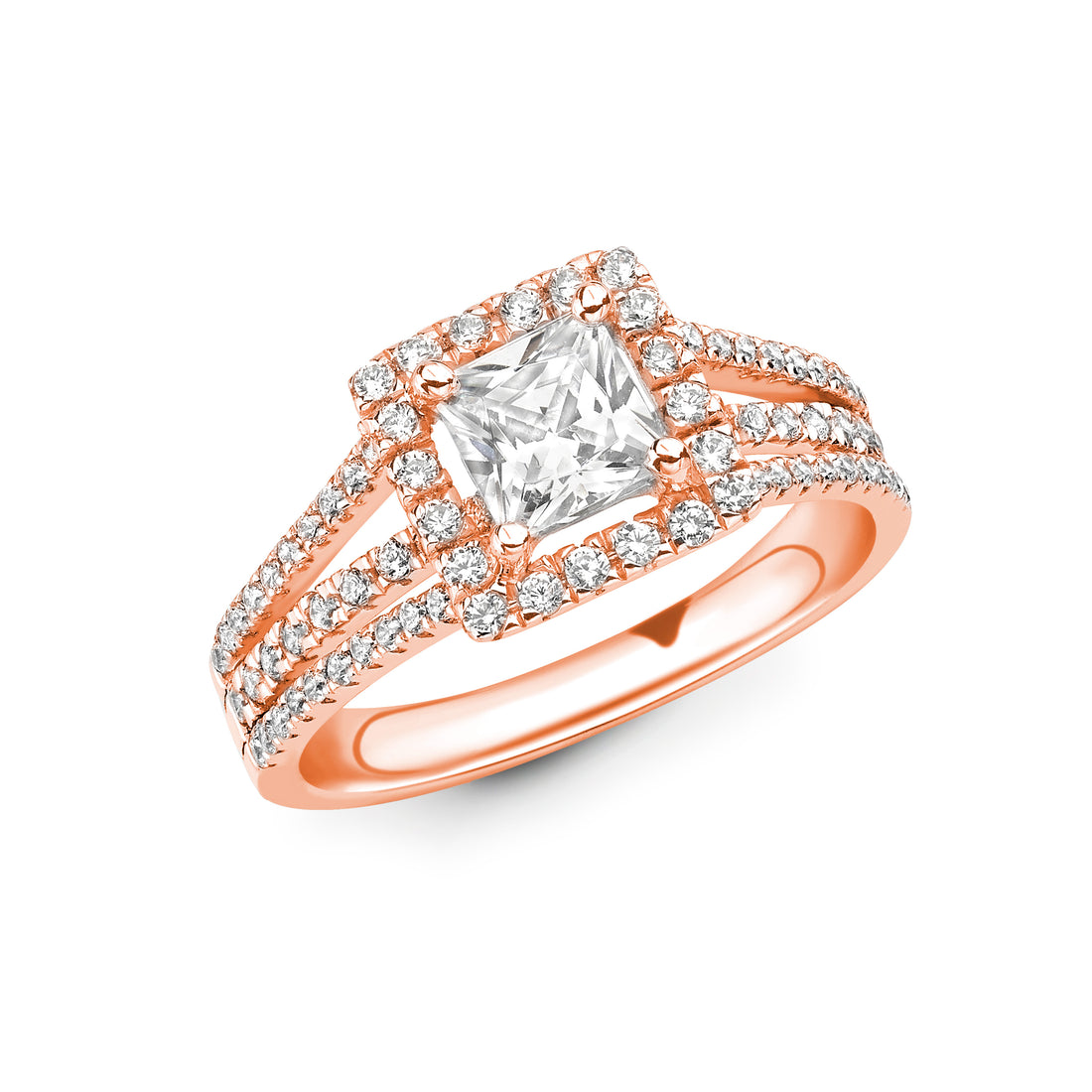 Radiance Center Stone With Side Stones Diamond Ring - Diamonds Are For Everyone