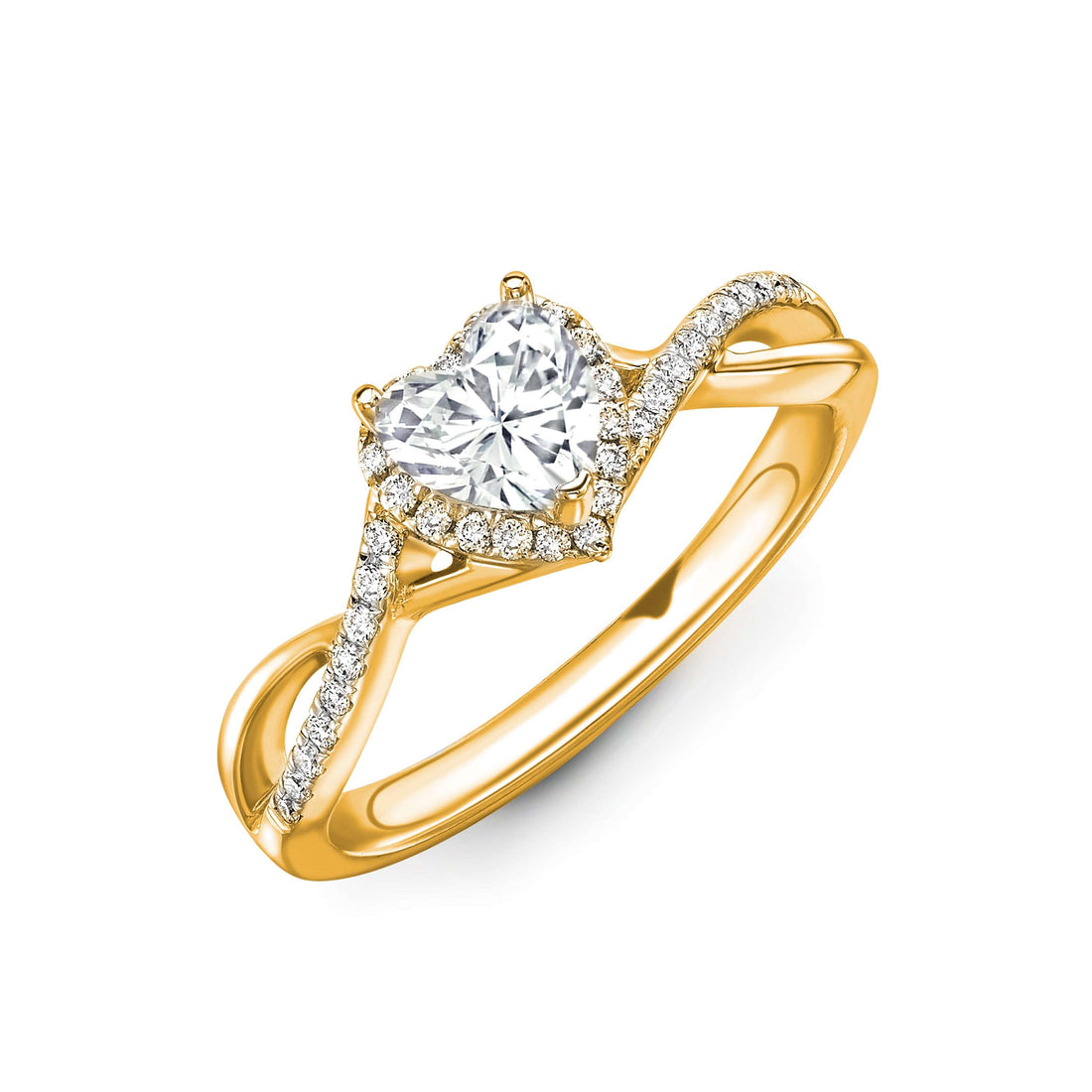 Heart Cut Diamond Ring