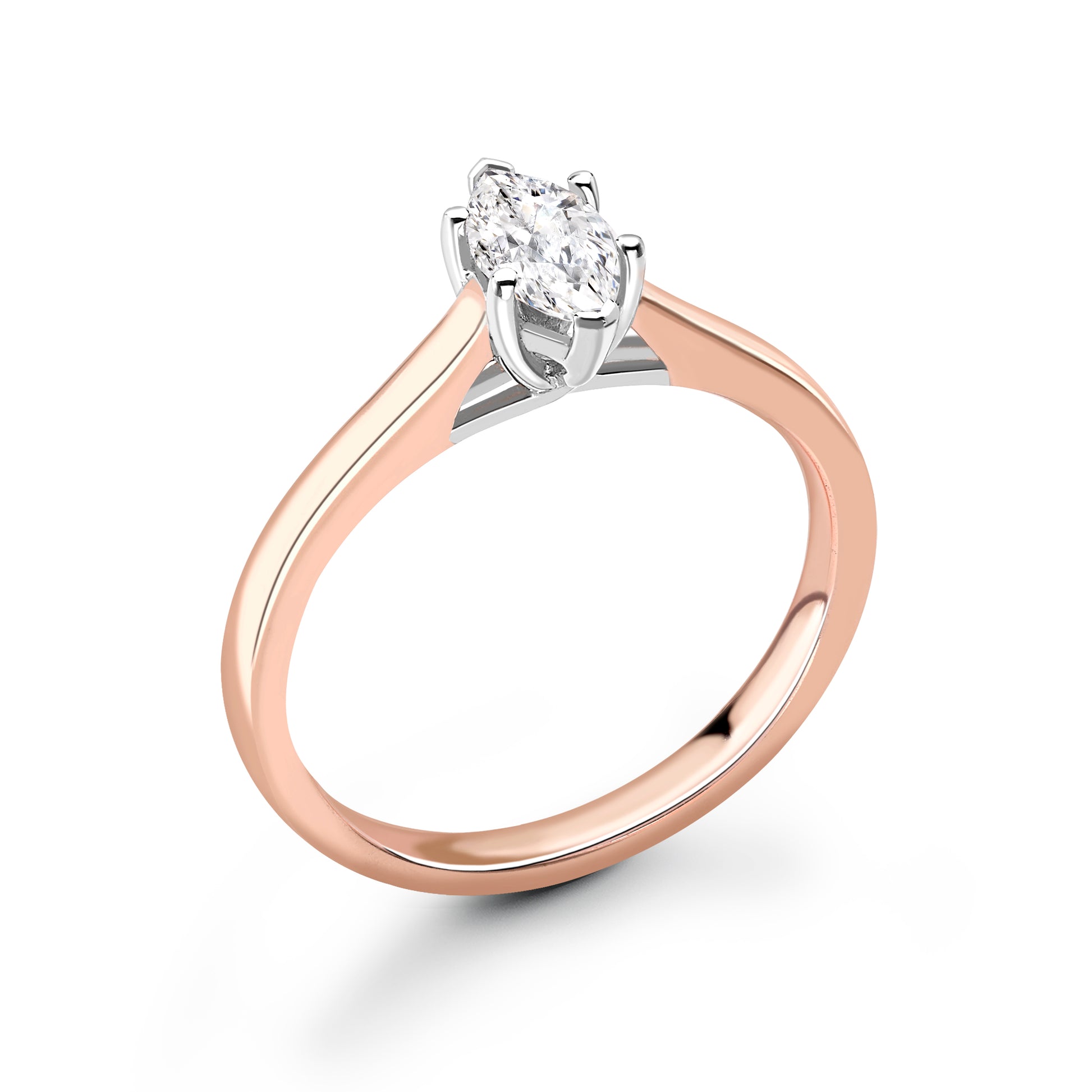 Elegance Single Stone Marquise Cut Diamond Ring - Diamonds Are For Everyone