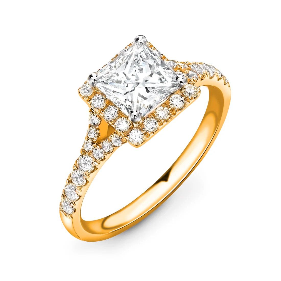 Radiance And Side Stone Natural Diamond Ring - Diamonds Are For Everyone